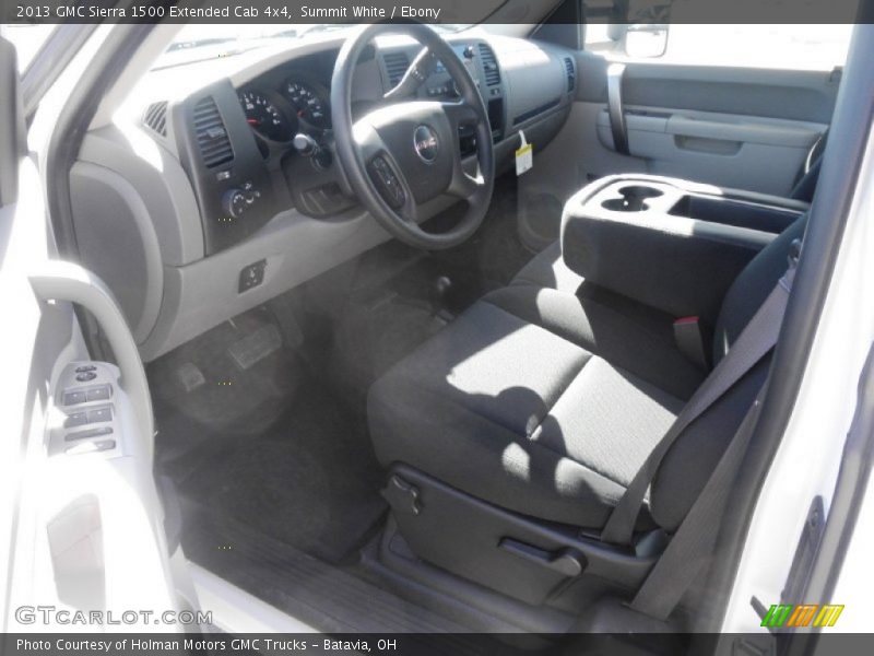 Summit White / Ebony 2013 GMC Sierra 1500 Extended Cab 4x4