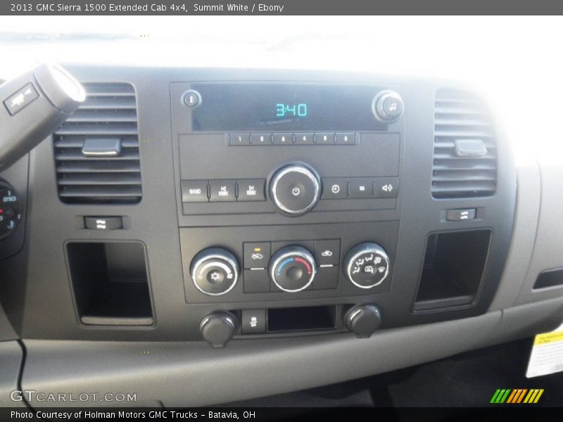 Summit White / Ebony 2013 GMC Sierra 1500 Extended Cab 4x4