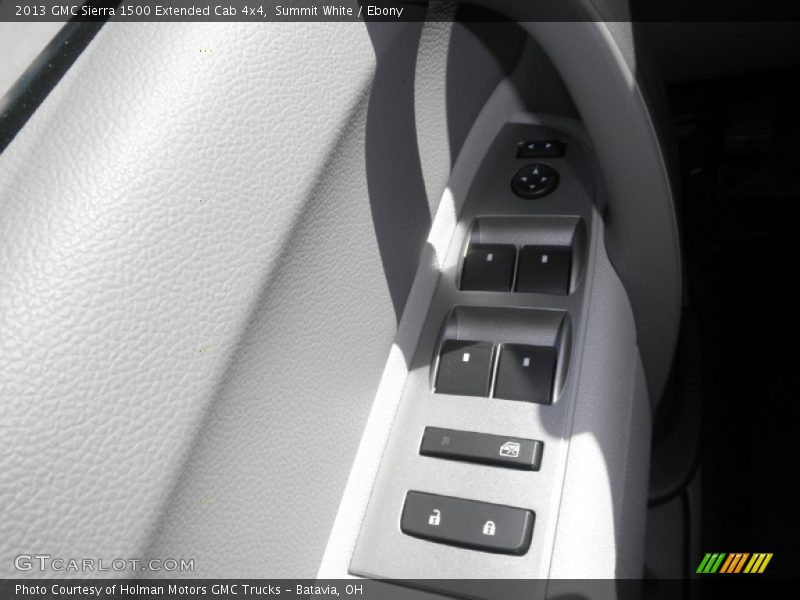 Summit White / Ebony 2013 GMC Sierra 1500 Extended Cab 4x4