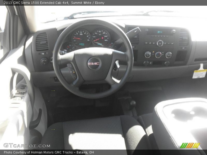 Summit White / Ebony 2013 GMC Sierra 1500 Extended Cab 4x4