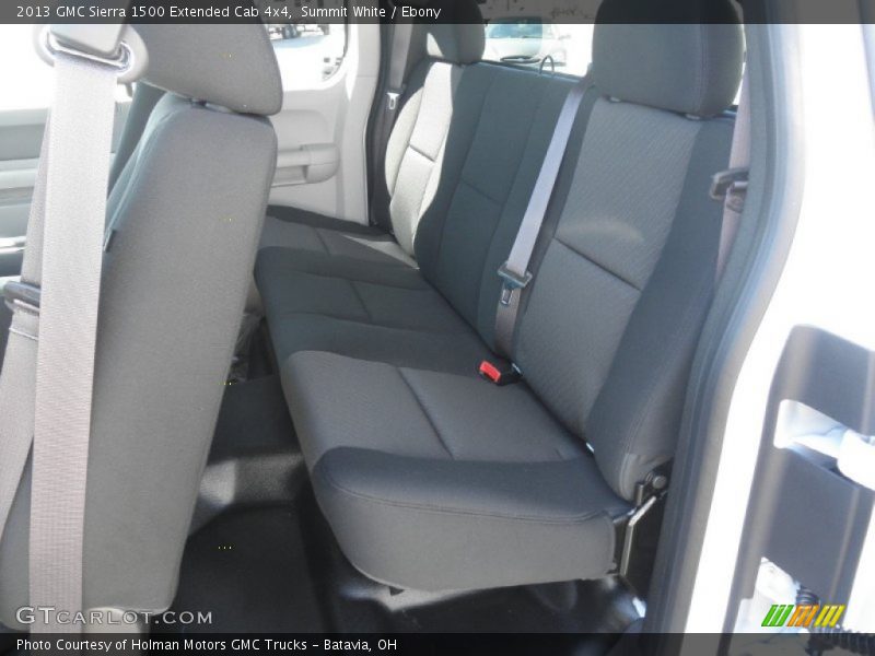 Summit White / Ebony 2013 GMC Sierra 1500 Extended Cab 4x4