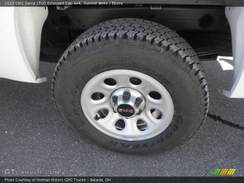 Summit White / Ebony 2013 GMC Sierra 1500 Extended Cab 4x4