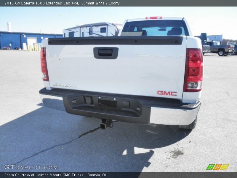 Summit White / Ebony 2013 GMC Sierra 1500 Extended Cab 4x4