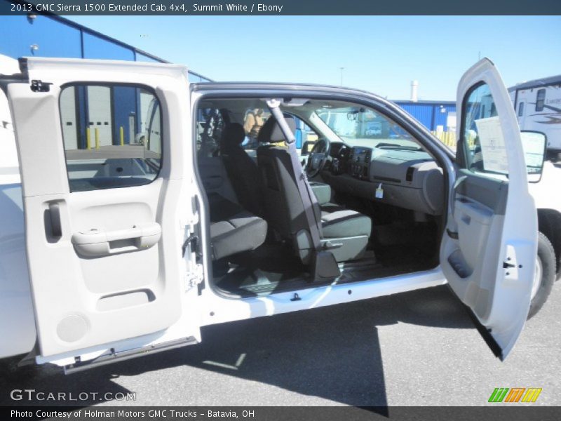 Summit White / Ebony 2013 GMC Sierra 1500 Extended Cab 4x4