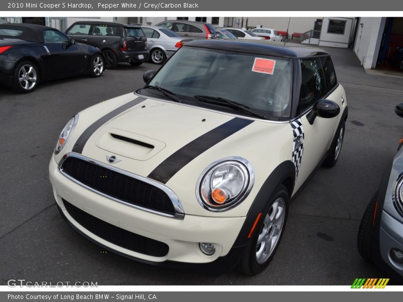 Pepper White / Grey/Carbon Black 2010 Mini Cooper S Hardtop