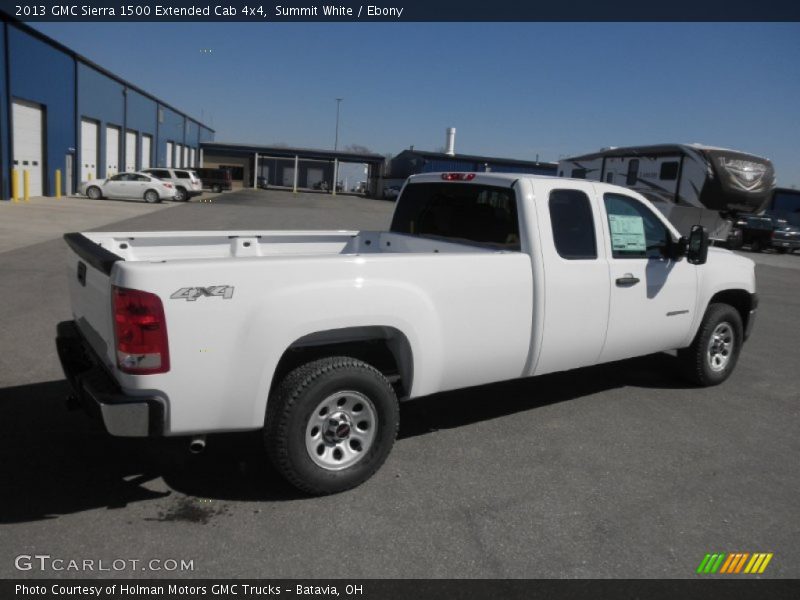 Summit White / Ebony 2013 GMC Sierra 1500 Extended Cab 4x4