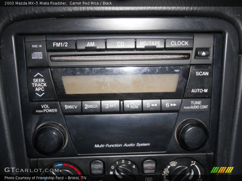 Audio System of 2003 MX-5 Miata Roadster