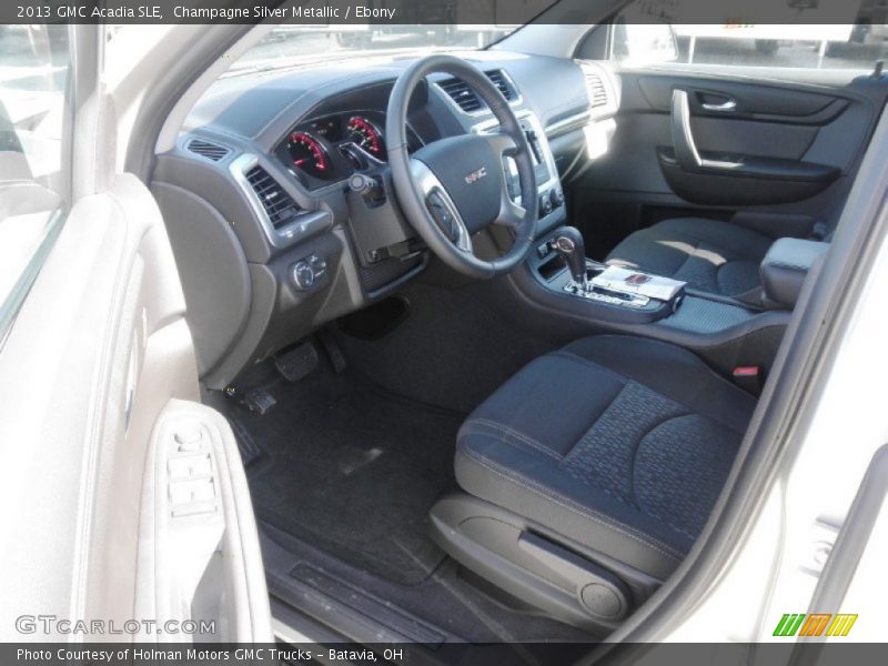 Champagne Silver Metallic / Ebony 2013 GMC Acadia SLE