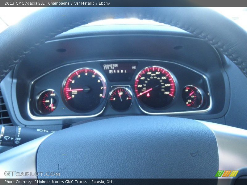 Champagne Silver Metallic / Ebony 2013 GMC Acadia SLE