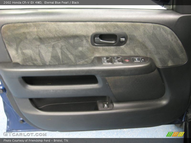Eternal Blue Pearl / Black 2002 Honda CR-V EX 4WD