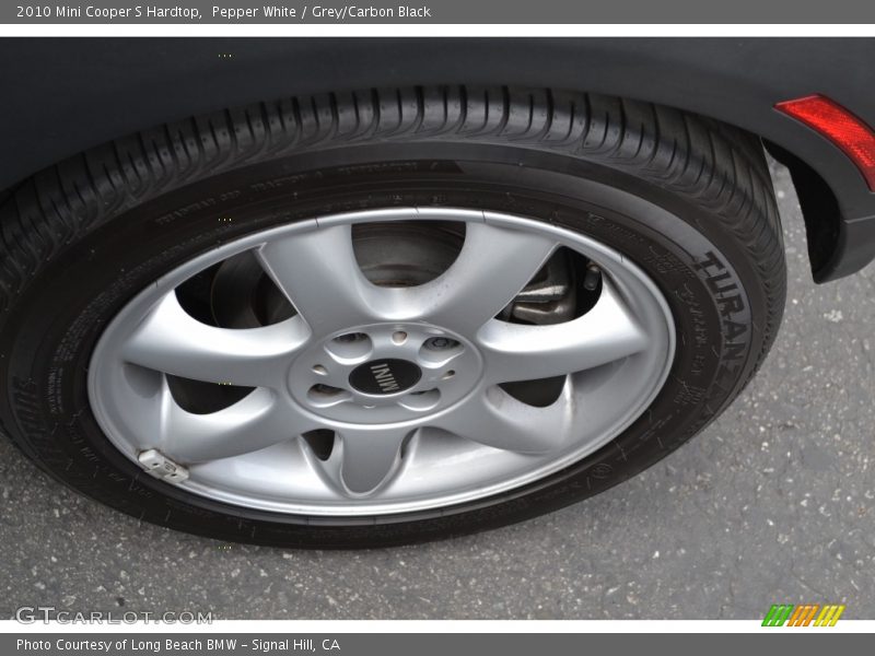 Pepper White / Grey/Carbon Black 2010 Mini Cooper S Hardtop