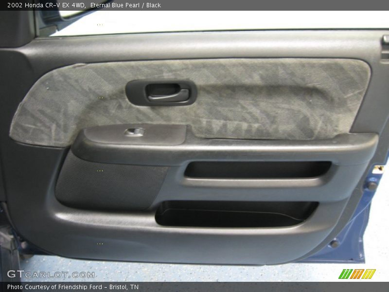 Eternal Blue Pearl / Black 2002 Honda CR-V EX 4WD
