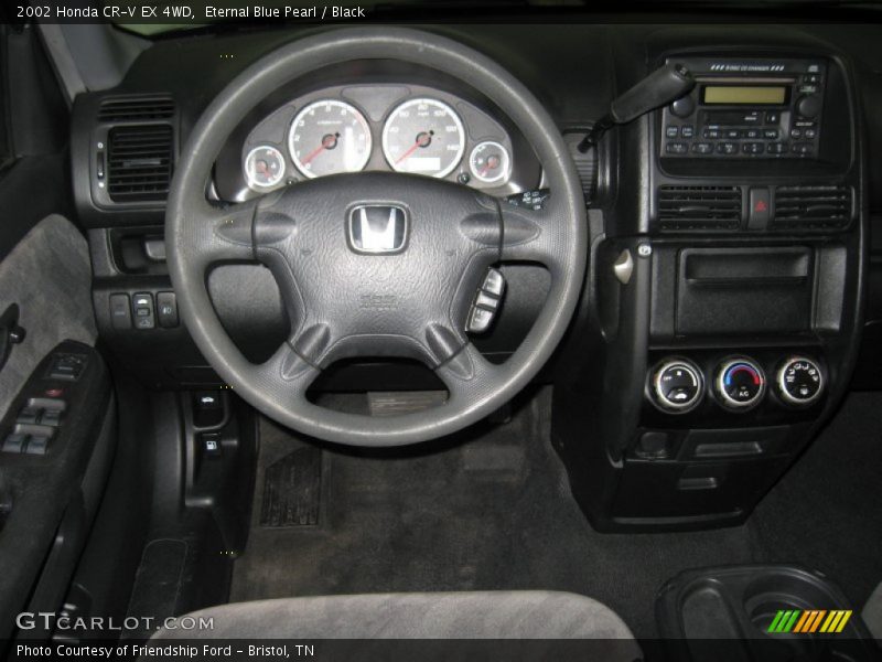 Eternal Blue Pearl / Black 2002 Honda CR-V EX 4WD