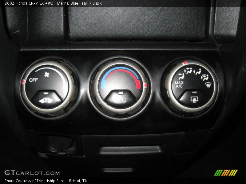 Eternal Blue Pearl / Black 2002 Honda CR-V EX 4WD