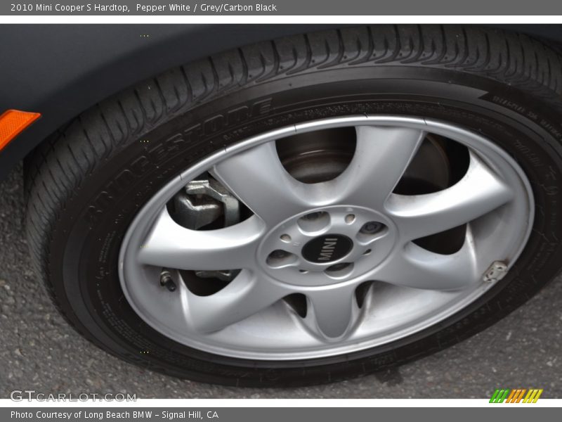 Pepper White / Grey/Carbon Black 2010 Mini Cooper S Hardtop