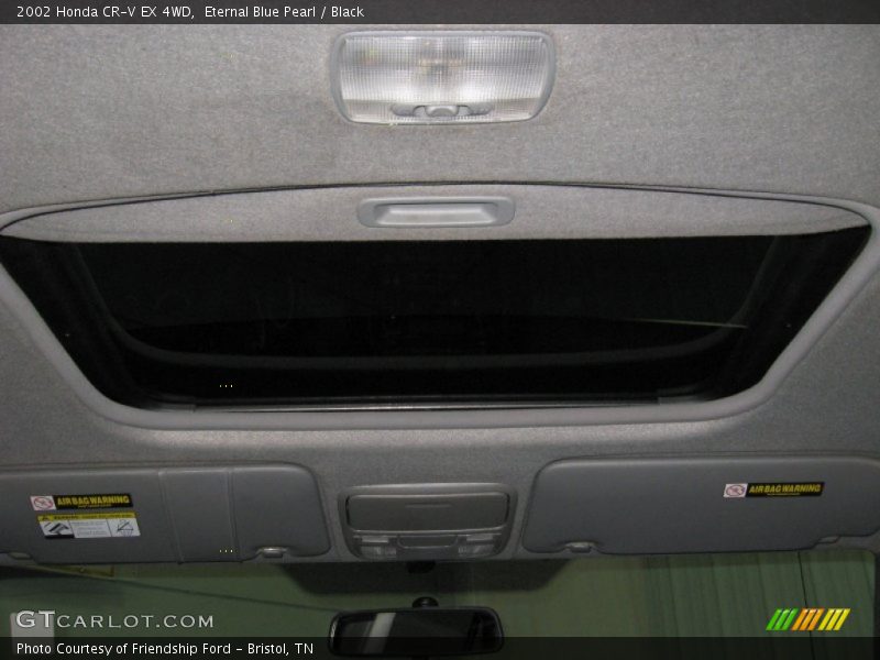 Eternal Blue Pearl / Black 2002 Honda CR-V EX 4WD