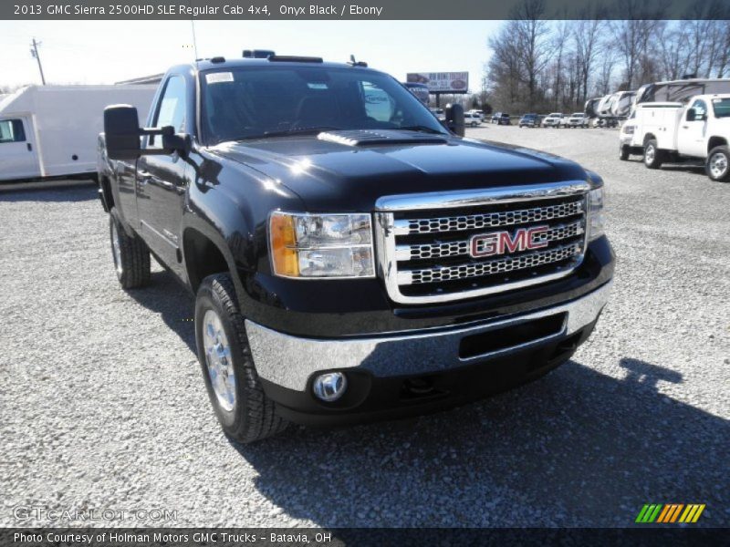 Onyx Black / Ebony 2013 GMC Sierra 2500HD SLE Regular Cab 4x4
