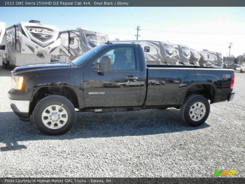 Onyx Black / Ebony 2013 GMC Sierra 2500HD SLE Regular Cab 4x4