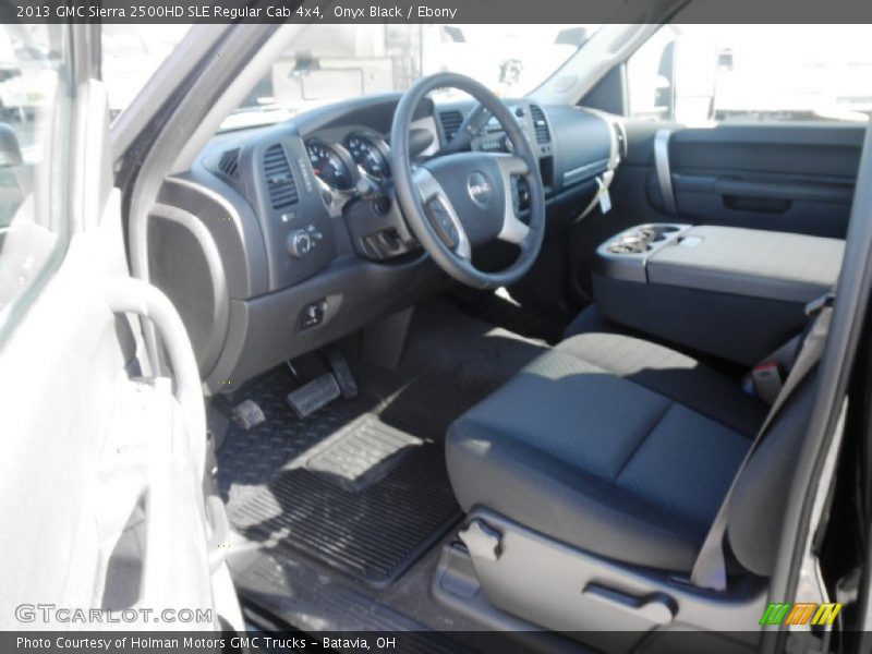 Onyx Black / Ebony 2013 GMC Sierra 2500HD SLE Regular Cab 4x4