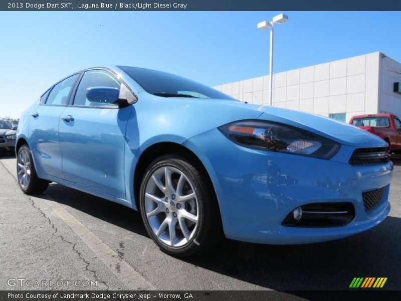 Laguna Blue / Black/Light Diesel Gray 2013 Dodge Dart SXT