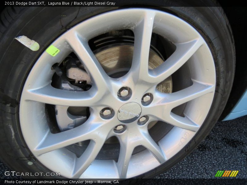 Laguna Blue / Black/Light Diesel Gray 2013 Dodge Dart SXT