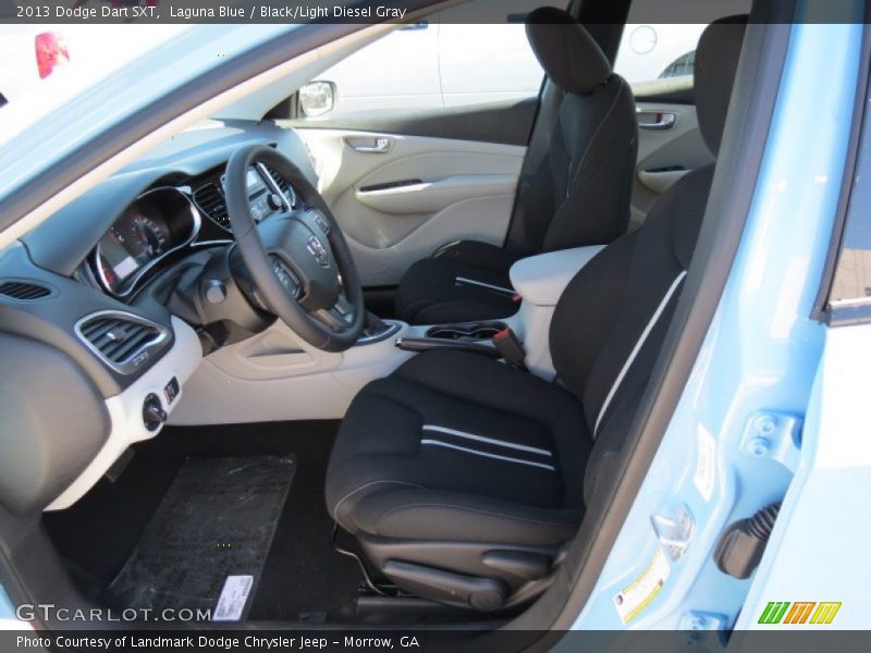Laguna Blue / Black/Light Diesel Gray 2013 Dodge Dart SXT