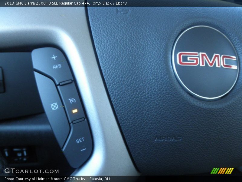 Controls of 2013 Sierra 2500HD SLE Regular Cab 4x4