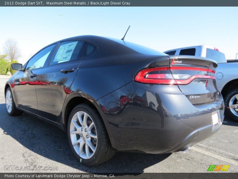 Maximum Steel Metallic / Black/Light Diesel Gray 2013 Dodge Dart SXT