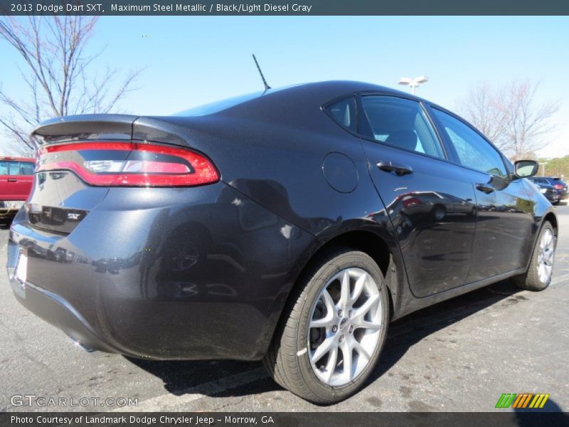 Maximum Steel Metallic / Black/Light Diesel Gray 2013 Dodge Dart SXT