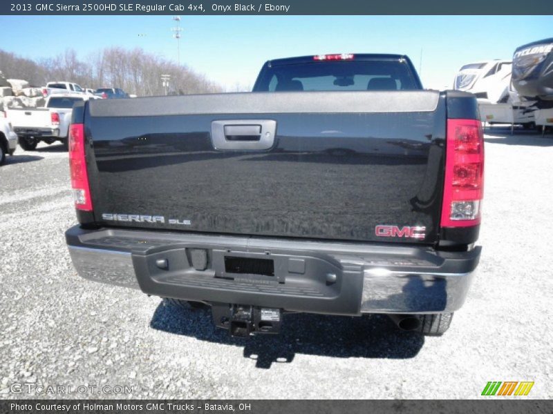 Onyx Black / Ebony 2013 GMC Sierra 2500HD SLE Regular Cab 4x4