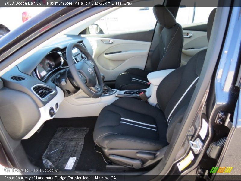 Maximum Steel Metallic / Black/Light Diesel Gray 2013 Dodge Dart SXT
