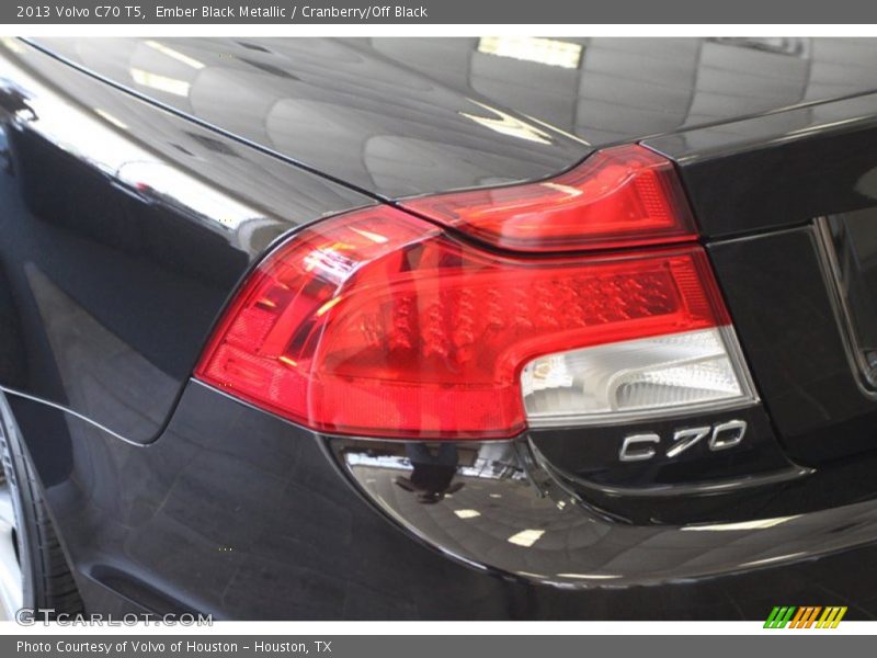 Ember Black Metallic / Cranberry/Off Black 2013 Volvo C70 T5