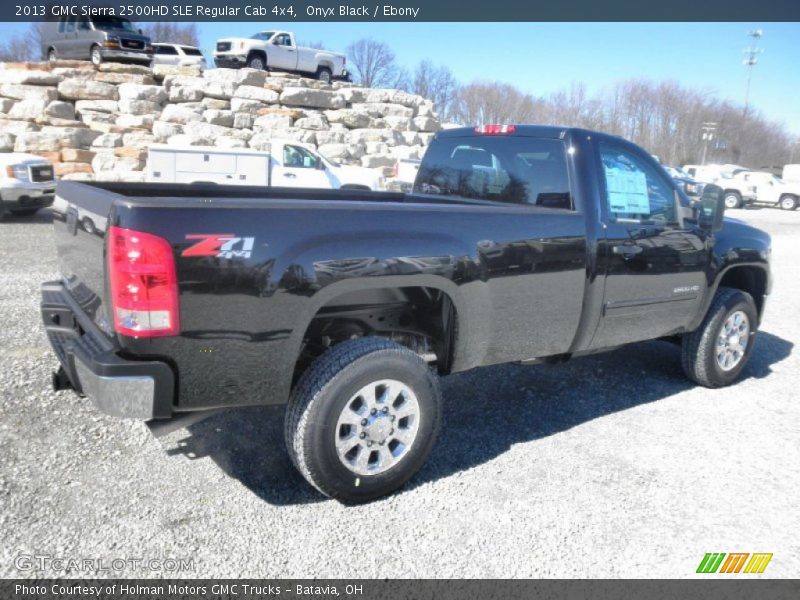 Onyx Black / Ebony 2013 GMC Sierra 2500HD SLE Regular Cab 4x4