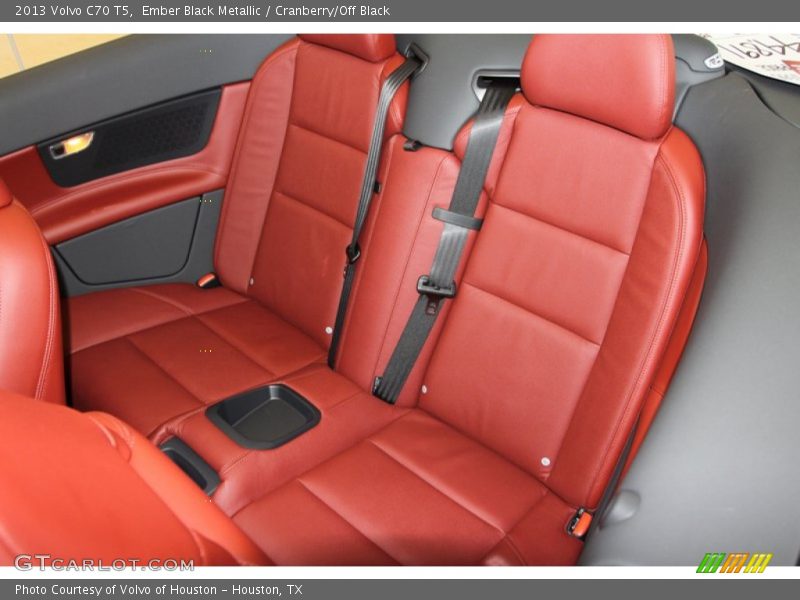 Rear Seat of 2013 C70 T5