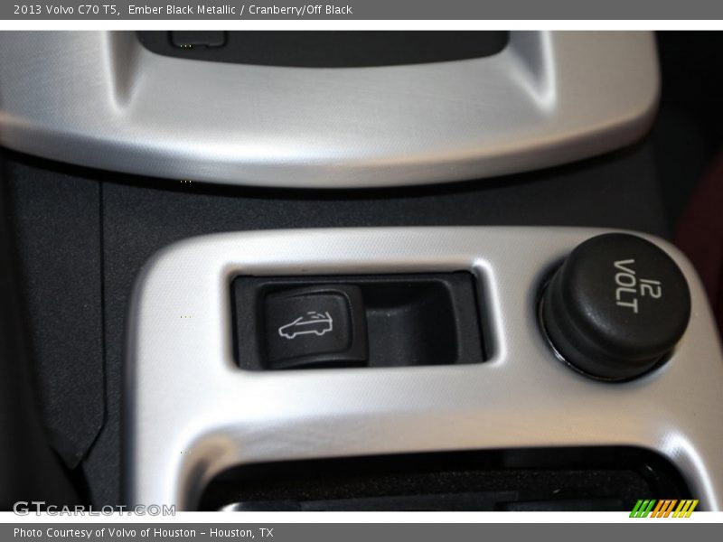 Ember Black Metallic / Cranberry/Off Black 2013 Volvo C70 T5