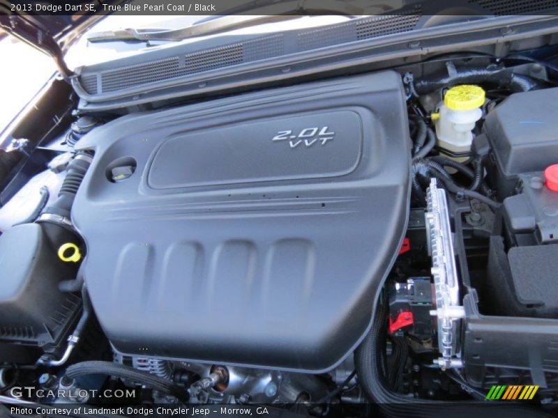 True Blue Pearl Coat / Black 2013 Dodge Dart SE