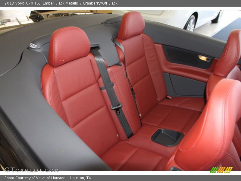 Rear Seat of 2013 C70 T5