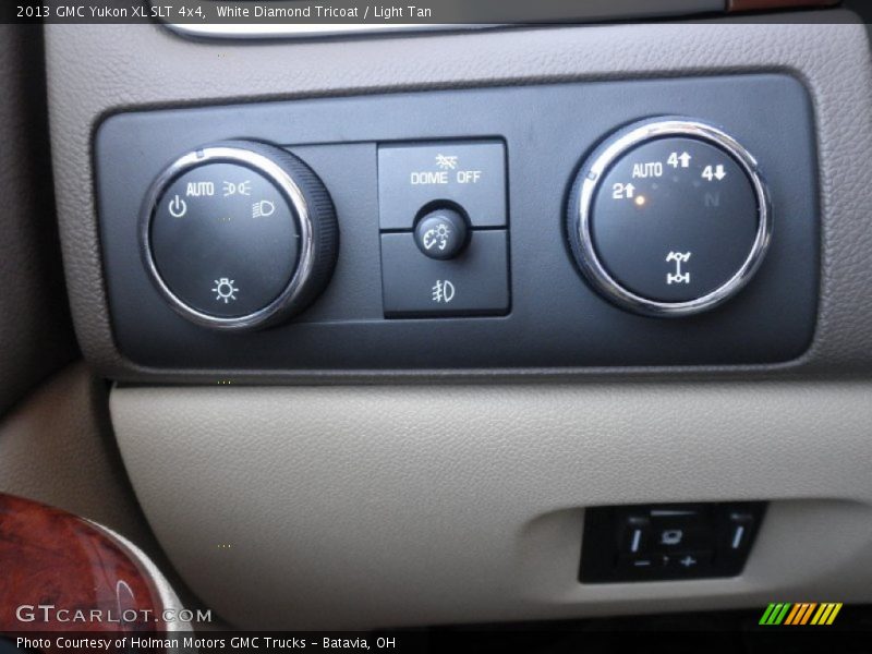 White Diamond Tricoat / Light Tan 2013 GMC Yukon XL SLT 4x4