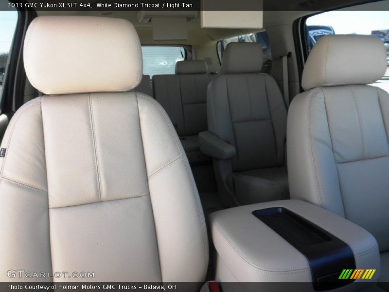 White Diamond Tricoat / Light Tan 2013 GMC Yukon XL SLT 4x4