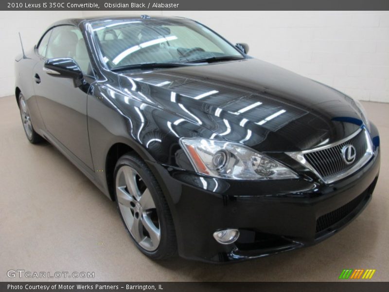 Obsidian Black / Alabaster 2010 Lexus IS 350C Convertible