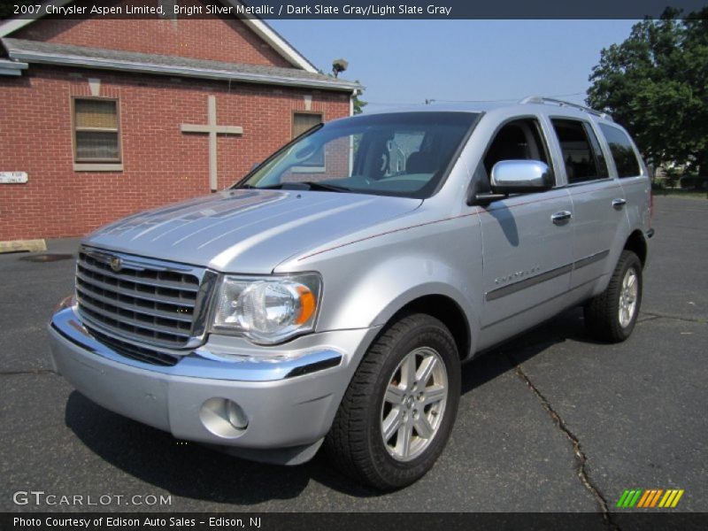 Bright Silver Metallic / Dark Slate Gray/Light Slate Gray 2007 Chrysler Aspen Limited