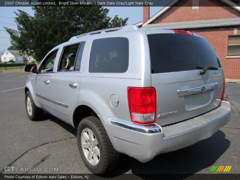 Bright Silver Metallic / Dark Slate Gray/Light Slate Gray 2007 Chrysler Aspen Limited