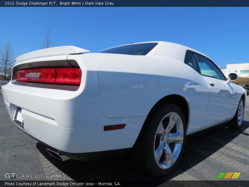 Bright White / Dark Slate Gray 2013 Dodge Challenger R/T