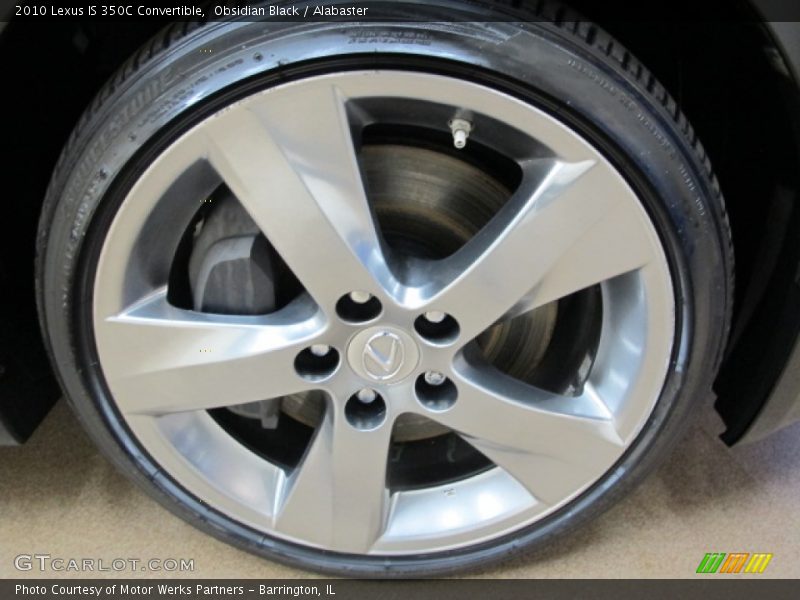 Obsidian Black / Alabaster 2010 Lexus IS 350C Convertible