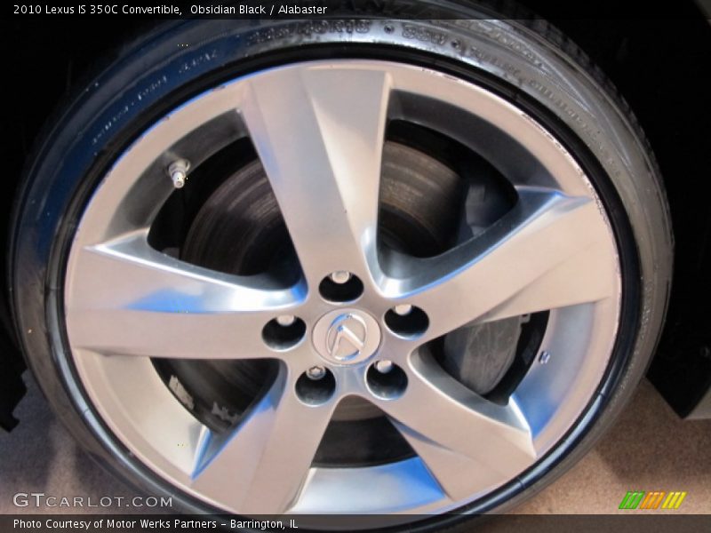 Obsidian Black / Alabaster 2010 Lexus IS 350C Convertible