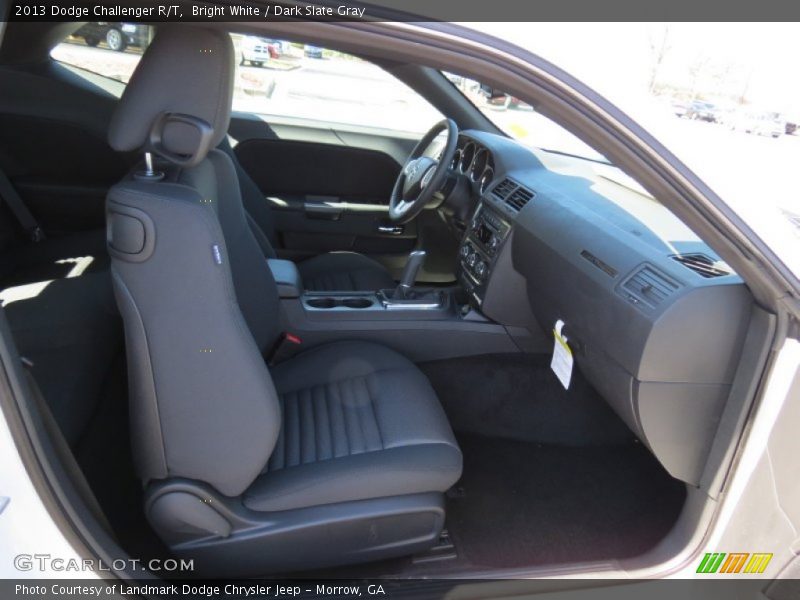 Bright White / Dark Slate Gray 2013 Dodge Challenger R/T