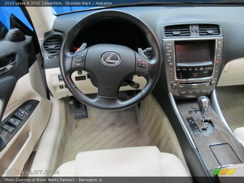 Obsidian Black / Alabaster 2010 Lexus IS 350C Convertible