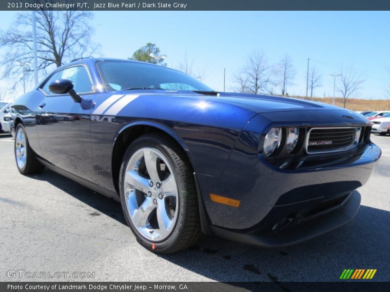 Jazz Blue Pearl / Dark Slate Gray 2013 Dodge Challenger R/T
