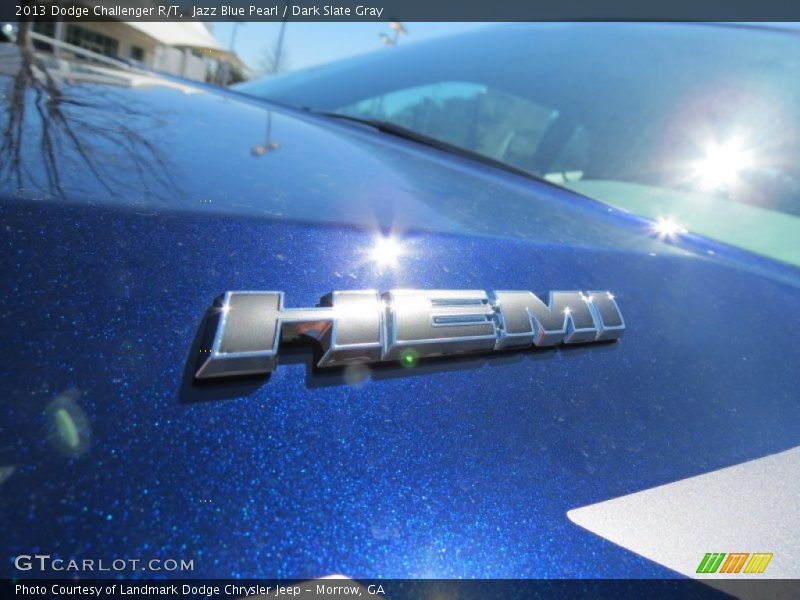 Jazz Blue Pearl / Dark Slate Gray 2013 Dodge Challenger R/T