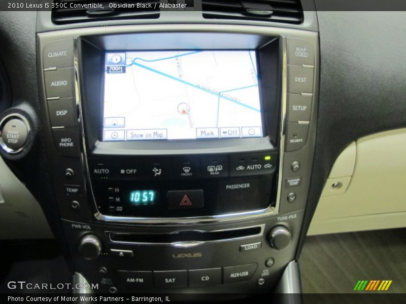 Obsidian Black / Alabaster 2010 Lexus IS 350C Convertible